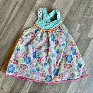 Matilda Jane Floral Dress with Polka Dot Straps